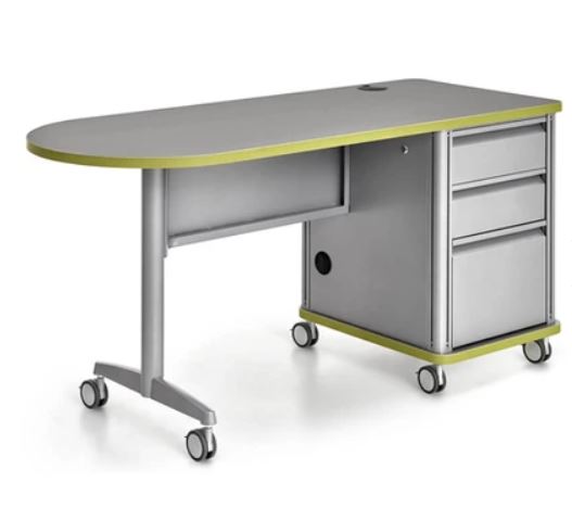 Alumni Educational Resources: Accelerator Single Pedestal Teacher Desk