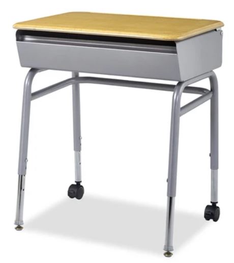 Alumni Educational Resources: Honor Roll 4-leg Lift Lid Desk
