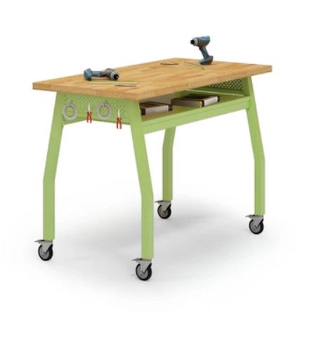 Alumni Educational Resources: Makerspace Works Butcher Block Table
