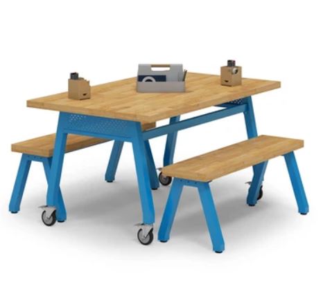 Alumni Educational Resources: Makerspace Works Butcher Block Table