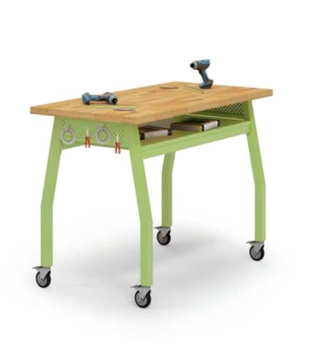 Alumni Educational Resources: Makerspace Works Butcher Block Table