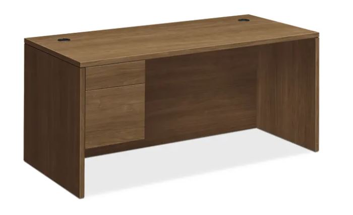 HON 10500 Series Left Pedestal Desk