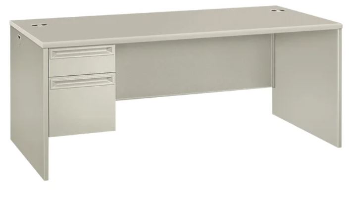 HON 38000 Series Left Pedestal Desk