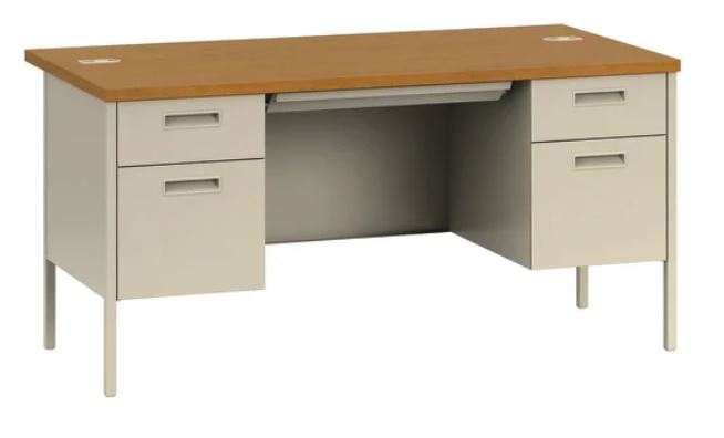 HON Metro Classic Double Pedestal Desk