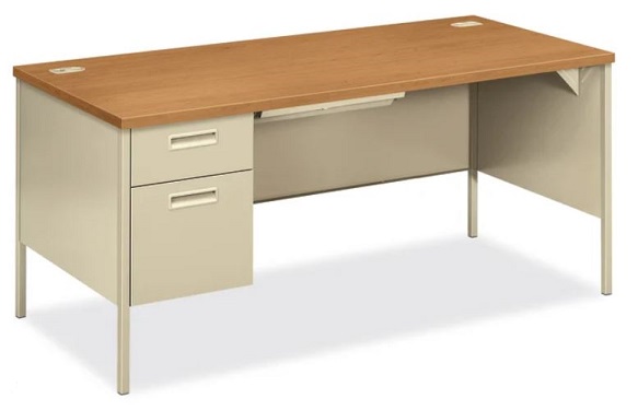 HON Metro Classic Left Pedestal Desk