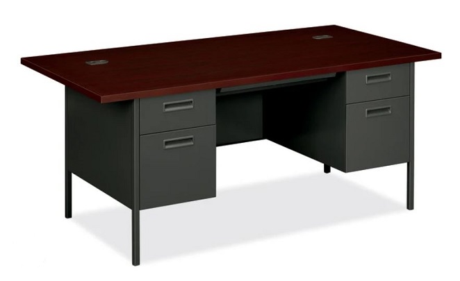 HON Metro Classic Double Pedestal Desk