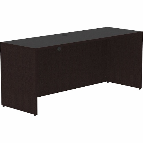 Lorell Essentials Espresso Laminate Credenza Shell