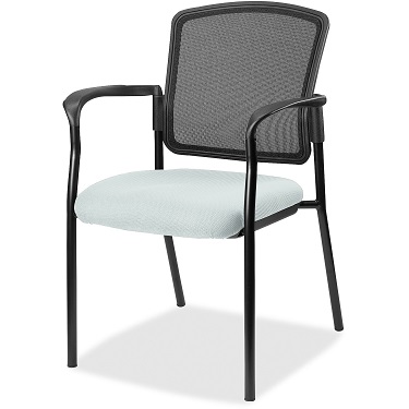Lorell: Mesh Back Stackable Guest Chair