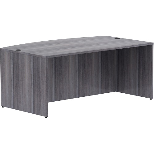 Lorell: Essentials Series Bowfront Desk Shell