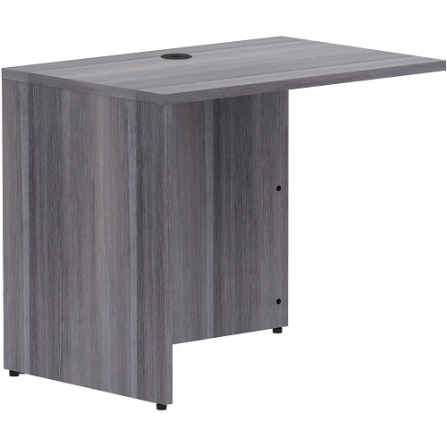 Lorell Weathered Charcoal Laminate Desking