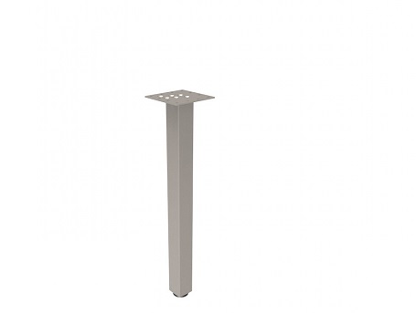 28"H Metal Square Table Leg