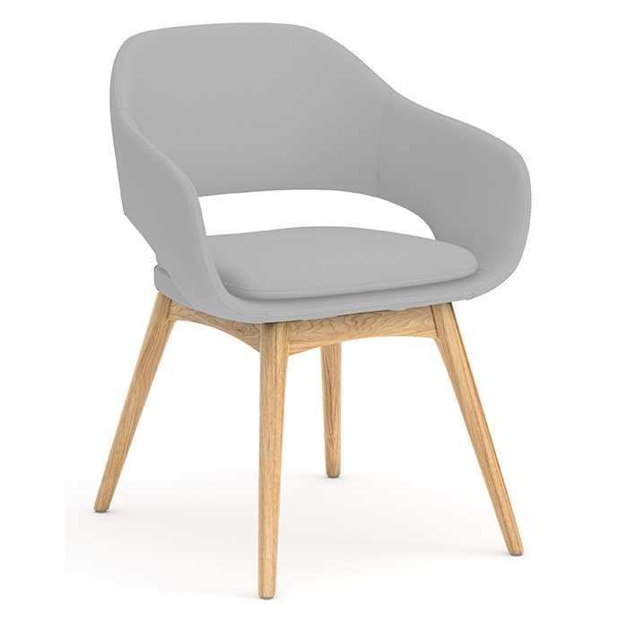 Performance 77560- HADY GUEST CHAIR- GREY (TUB ONLY, BASE NOT INCLUDED)