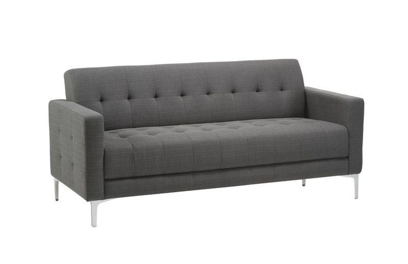 Performance 9073 HAGEN 3 SEAT SOFA WITH METAL LEG- SLATE