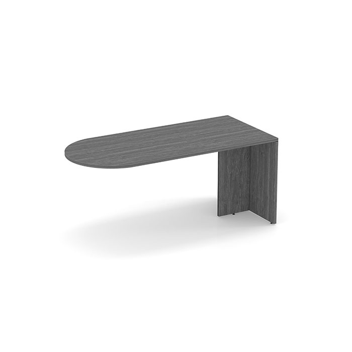 Performance Classic PL131 30X66 BULLET DESK- NEWPORT GRAY