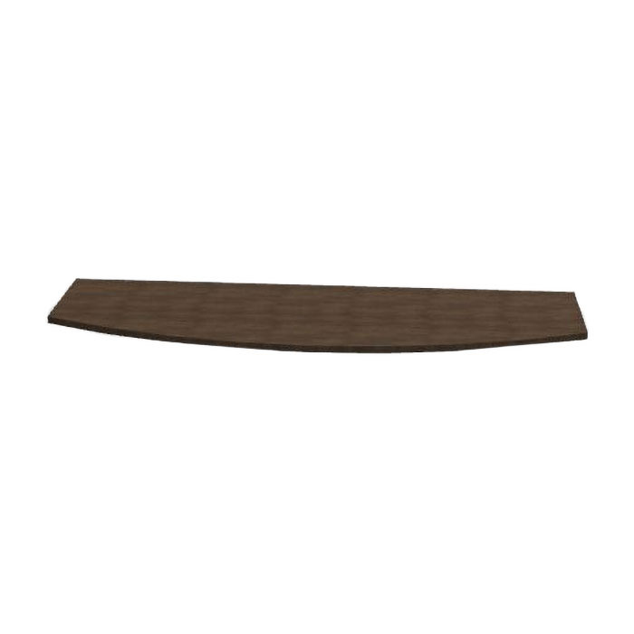 Performance Classic PL169NTT GALLERY DESK- NO TRANSACTION TOP- MODERN WALNUT