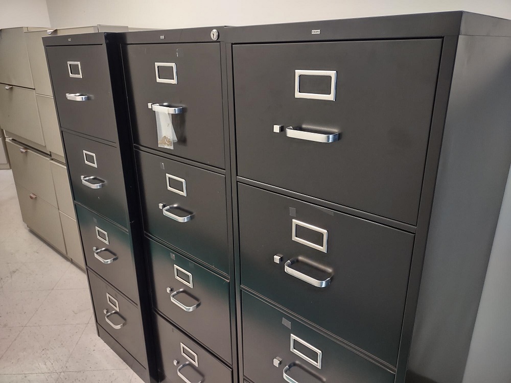 Used 4 drawer vertical files