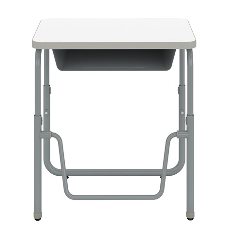 AlphaBetter® 2.0 Height – Adjustable Student Desk with Book Box and Pendulum Bar 22”-30”