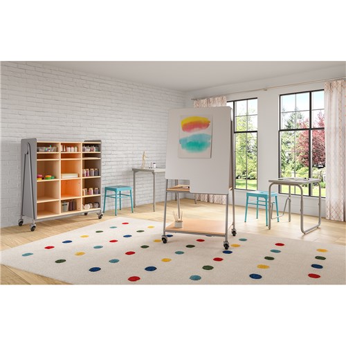 AlphaBetter® 2.0 Height – Adjustable Student Desk with Pendulum Bar 29”-43”