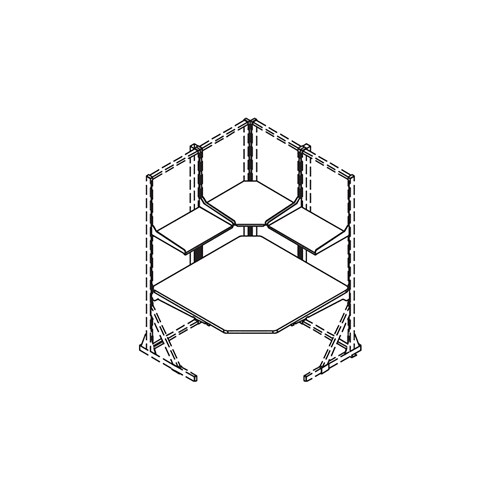Maytrix™ Corner Work Surface, 48" W