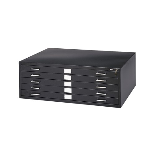 5-Drawer Steel Flat File for 24" x 36" Documents
