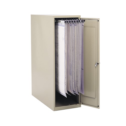Small Vertical Storage Cabinet for 18" and 24" Hanging Clamps