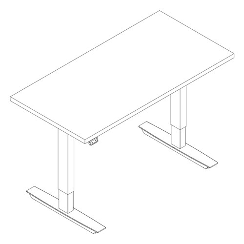 ML Series - Rectangular, 2 Stage, 2 Leg, 60" W