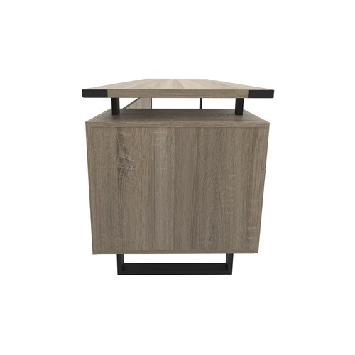 Mirella SOHO Desk with Built-In Pedestal