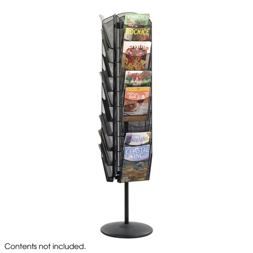 Onyx™ Rotating Mesh Magazine Stand