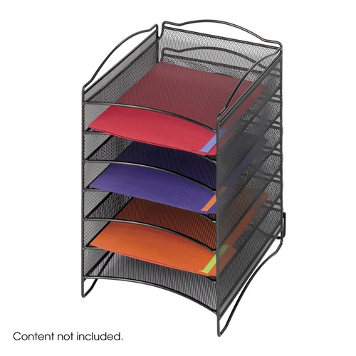 Onyx™ 6 Compartment Mesh Literature Organizer