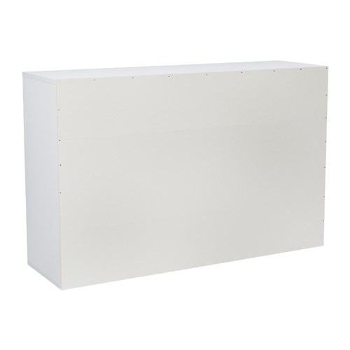 Wood Adjustable Literature Organizer, 32 Compartment w. Drawer