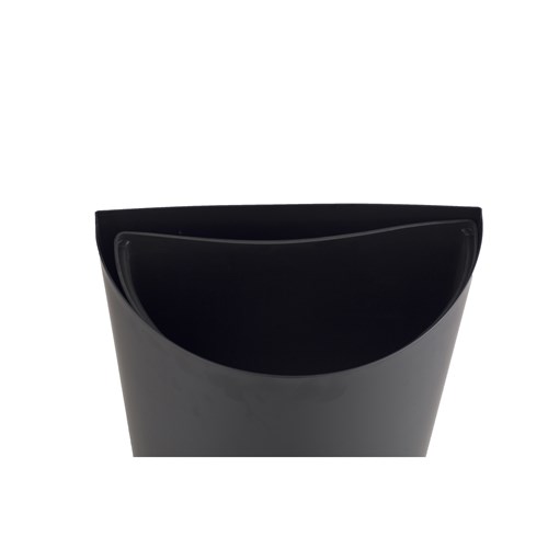 Mixx™ Recycling Center, Half-Round Plastic Liner, 21 Gallons