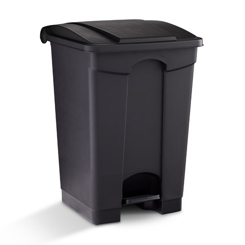 Plastic Step-On Receptacle, 12 Gallon