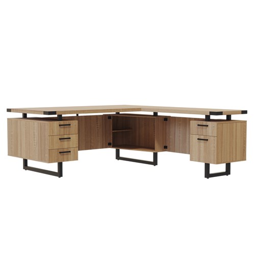 Mirella™ L-Shaped Configuration Desk, BBB/BF