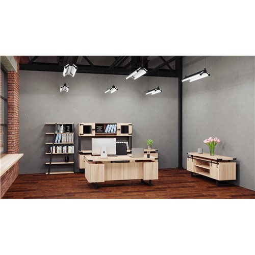 Mirella™ Low Wall Cabinet Wood Doors