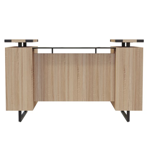 Mirella™ Reception Desk with Glass Countertop