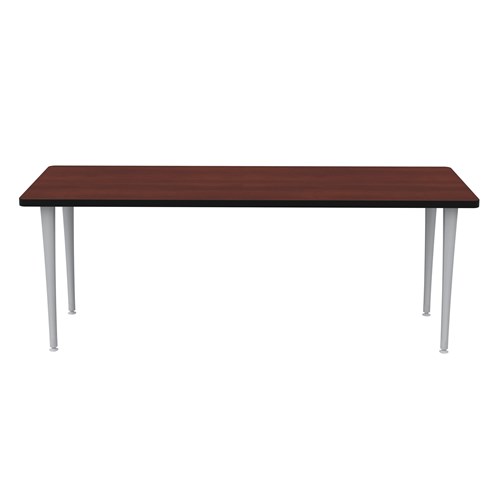 Rumba 72x24" Fixed Base Table Post-Leg Glide