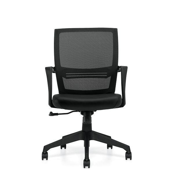 OTG Low Back Mesh Back Tilter w/ Luxhide Seat