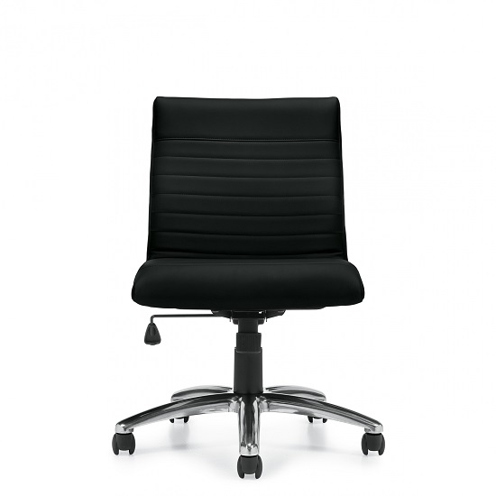 OTG Low Back Luxhide Tilter - Armless
