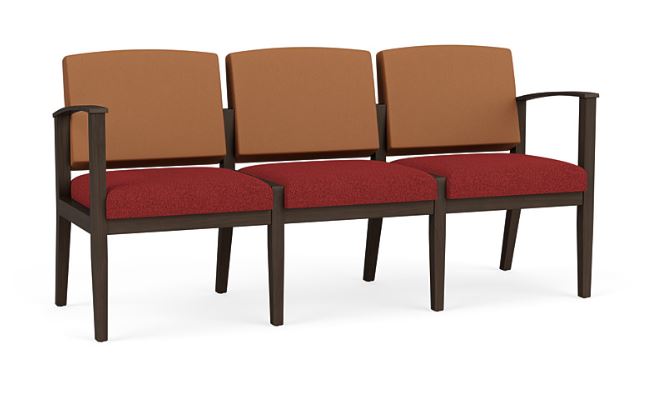 Amherst Wood 3 Seat Sofa