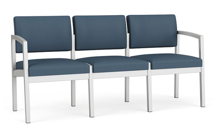 Lenox Steel 3 Seat Sofa