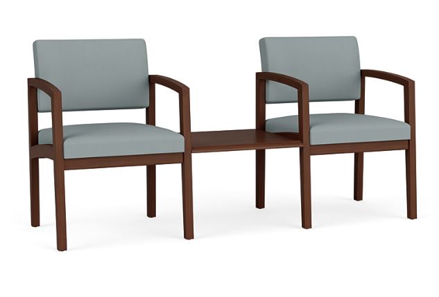 Lenox Wood 2 Chairs with Solid Wood Center Table