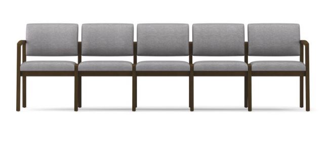 Lenox Wood 5 Seat Sofa