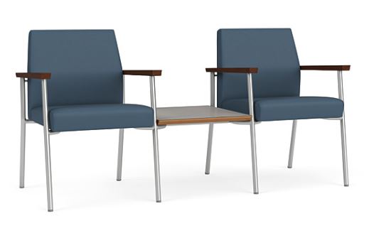 Mystic Guest 2 Chairs with Center Table - Standard Back