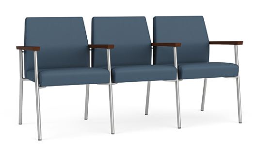 Mystic Guest 3 Seats with Center Arms - Standard Back
