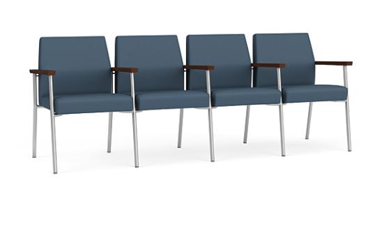 Mystic Guest 4 Seats with Center Arms - Standard Back