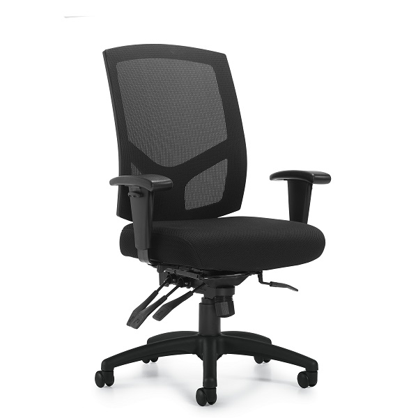 Mesh Back Multi-Function Chair with Arms
