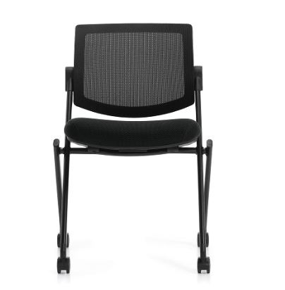 OTG Armless Mesh Back Flip Seat Nesting