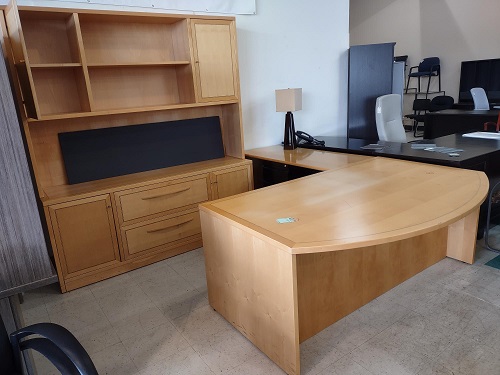 Used L Shape Desk Set